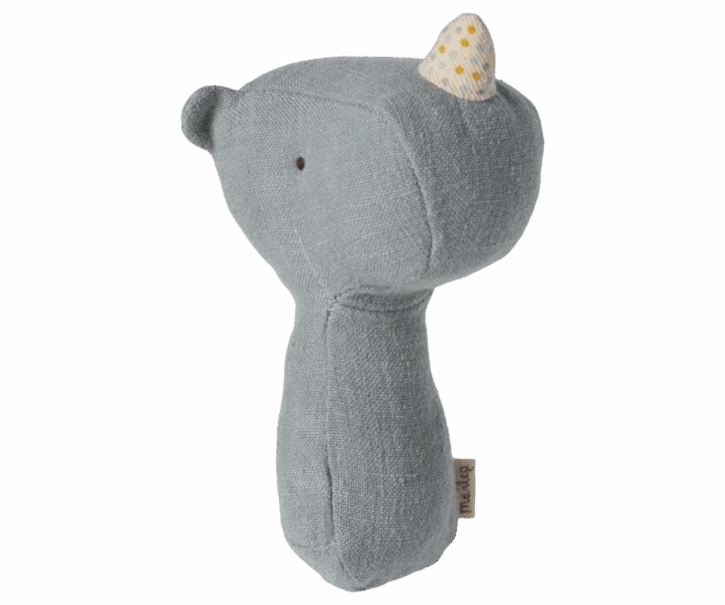 Maileg - Lullaby friends - Nashorn Rassel Dusty blau