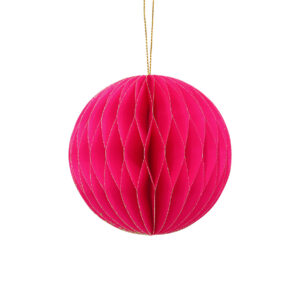 vonrike - ANHÄNGER WEIHNACHTSKUGEL (neonpink)