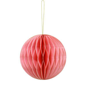 vonrike - ANHÄNGER WEIHNACHTSKUGEL (rosa)