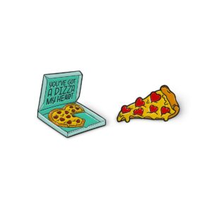 Legami - Anstecknadel aus emailliertem Metall Pizza - Pin Your Style!