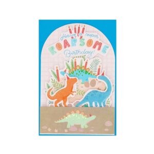 Legami - Pop up Geburtstagskarte - Dinosaurier