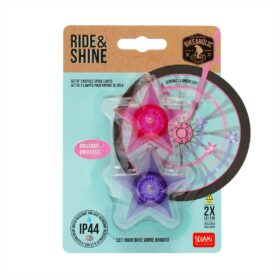 Legami - Set mit 2 LED-Leuchten für Fahrradspeichen - Unicorn - Ride & Shine