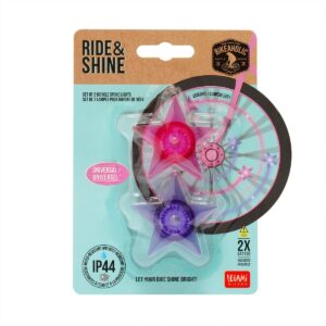 Legami - Set mit 2 LED-Leuchten für Fahrradspeichen - Unicorn - Ride & Shine