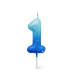 Legami - Tortenkerze Blau - Happy Birthday Candle (1)