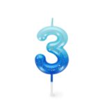 Legami - Tortenkerze Blau - Happy Birthday Candle (3)
