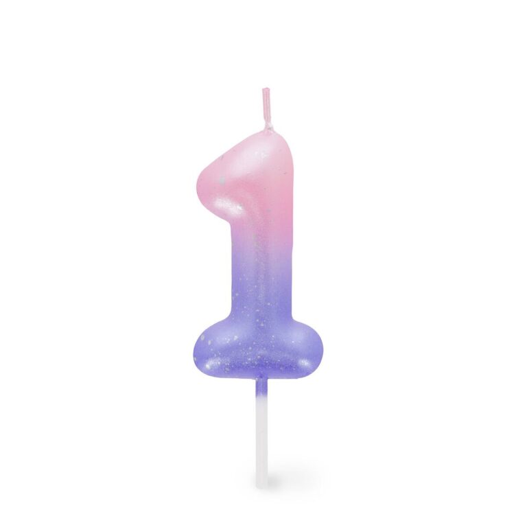 Legami - Tortenkerze Pink - 1 - Happy Birthday Candle