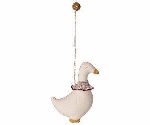 Maileg - Stoffornament Gans - Roter Schal