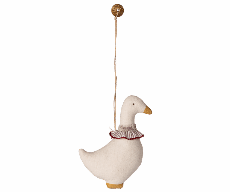 Maileg - Stoffornament Gans - Roter Schal