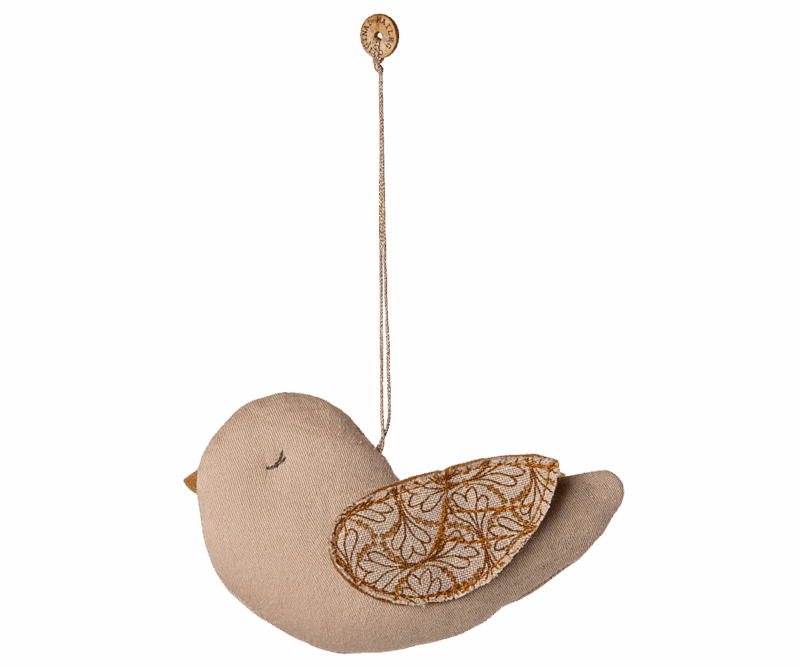 Maileg - Stoffornament Vogel - Winterherz Sand