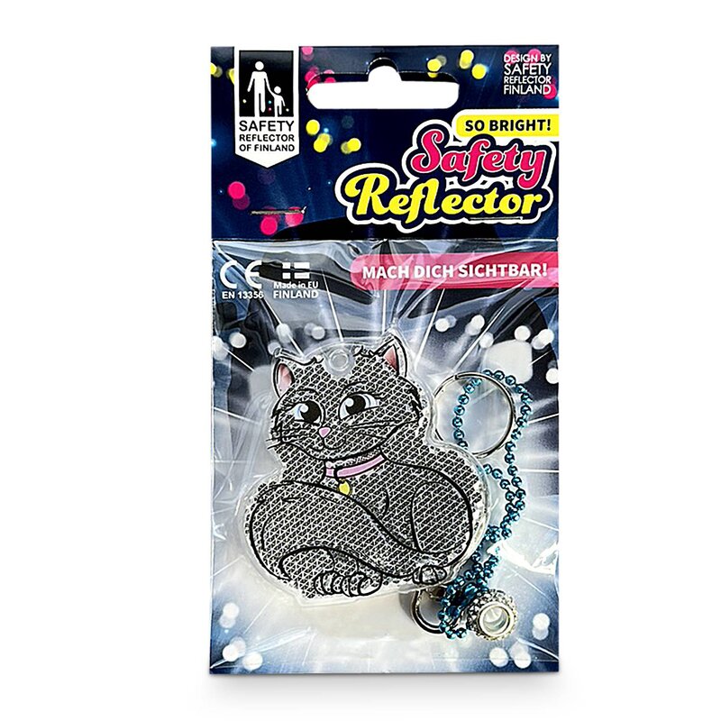 Safety Reflector - Reflektoren "Cute" (Katze weiß) Safety Reflector - Reflektoren "Cute" (Katze weiß)