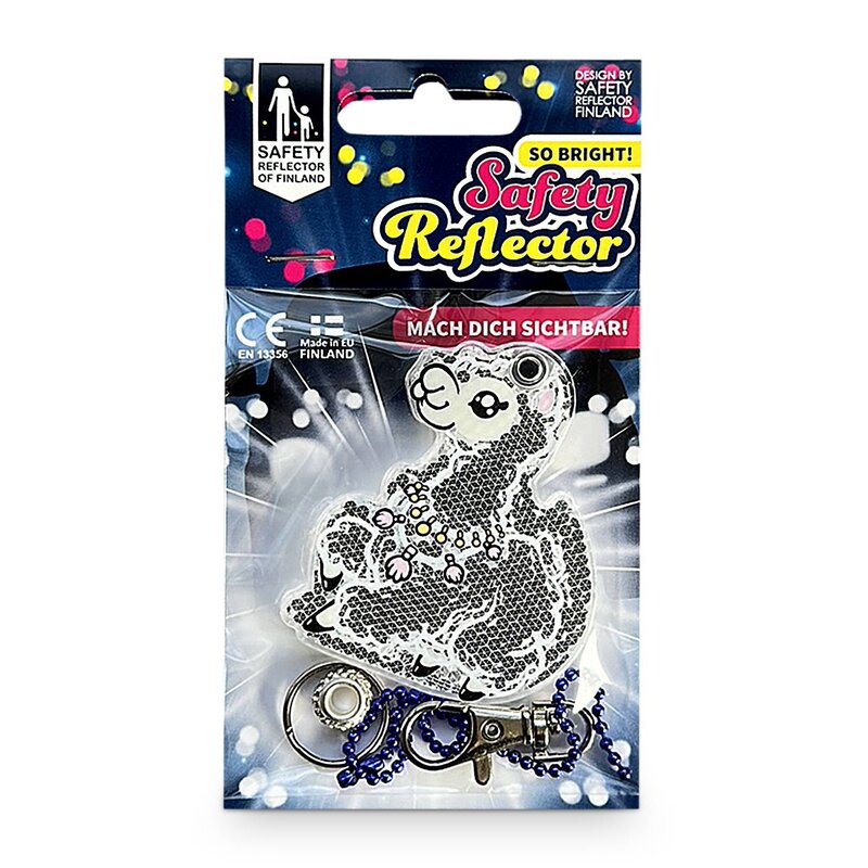 Safety Reflector - Reflektoren "Cute" (Lllama weiß) Safety Reflector - Reflektoren "Cute" (Lllama weiß)