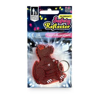Safety Reflector - Reflektoren "Dinos" (rot)