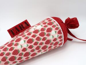Schultüte "Rosa Erdbeere"