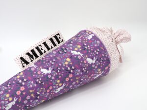 Schultüte "Flieder Bunny"