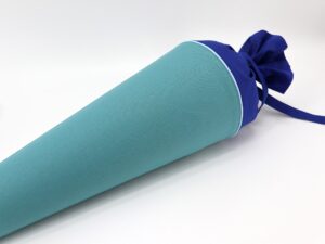 Schultüte "Türkis/Blau"