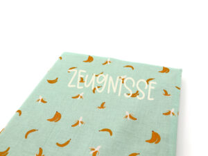 Personalisierte Zeugnismappe "Bananas"