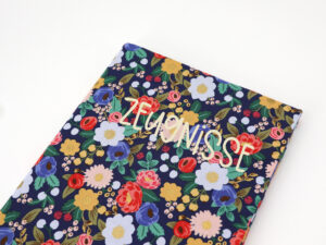 Personalisierte Zeugnismappe "Blumen"