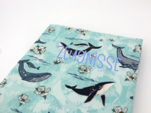 Personalisierte Zeugnismappe "Wale"