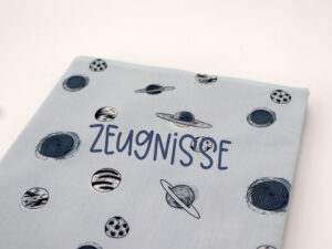 Personalisierte Zeugnismappe "Planetarium"