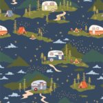 Art Gallery Fabrics - Happy Camper - Campfire Stories