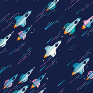 Art Gallery Fabrics - Rocket Science - Rocket Ride