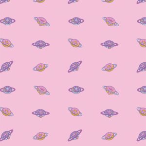 Art Gallery Fabrics - Rocket Space - Glazed Space