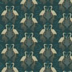 Art Gallery Fabrics - Stillwater Egret Dance Twilight