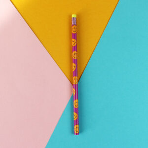 Ava&Yves - Bleistift Smile violett-orange