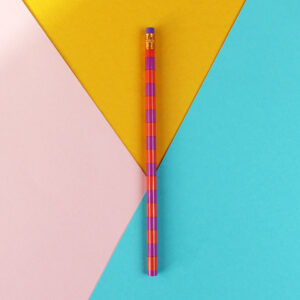 Ava&Yves - Bleistift Stripes koralle-lila