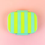 Ava&Yves - Brotdose/Lunchbox Streifen mint/gelb/apricot