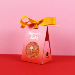 Ava&Yves - Flummiball mit Konfetti (gelb)