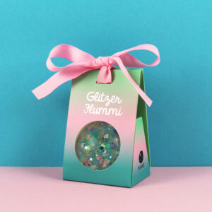 Ava&Yves - Flummiball mit Konfetti (hellrosa)