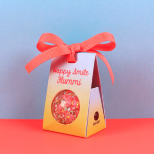 Ava&Yves - Flummiball mit Konfetti(neonorange)