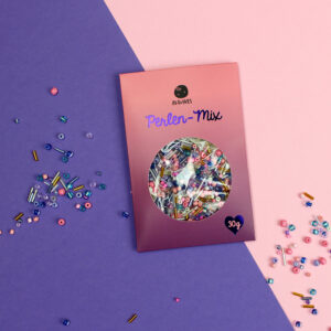 Ava&Yves - Perlenset lila/pink