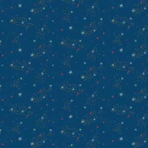 Cotton&Steel Fabrics - Riverbank - Spark - Sapphire