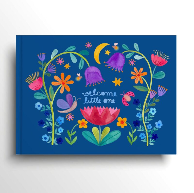 Frau Ottilie - Babytagebuch *Welcome* (Hardcover)