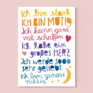 Frau Ottilie - Postkarte *Affirmation*