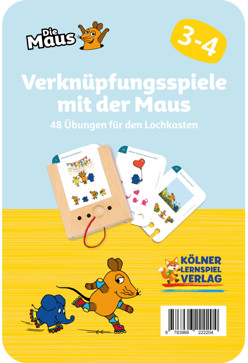 Kölner Lernspieverlag - Spiel Lochkasten (Verknüpfungsspiele mit der Maus 3-4) Kölner Lernspieverlag - Spiel Lochkasten (Verknüpfungsspiele mit der Maus 3-4)