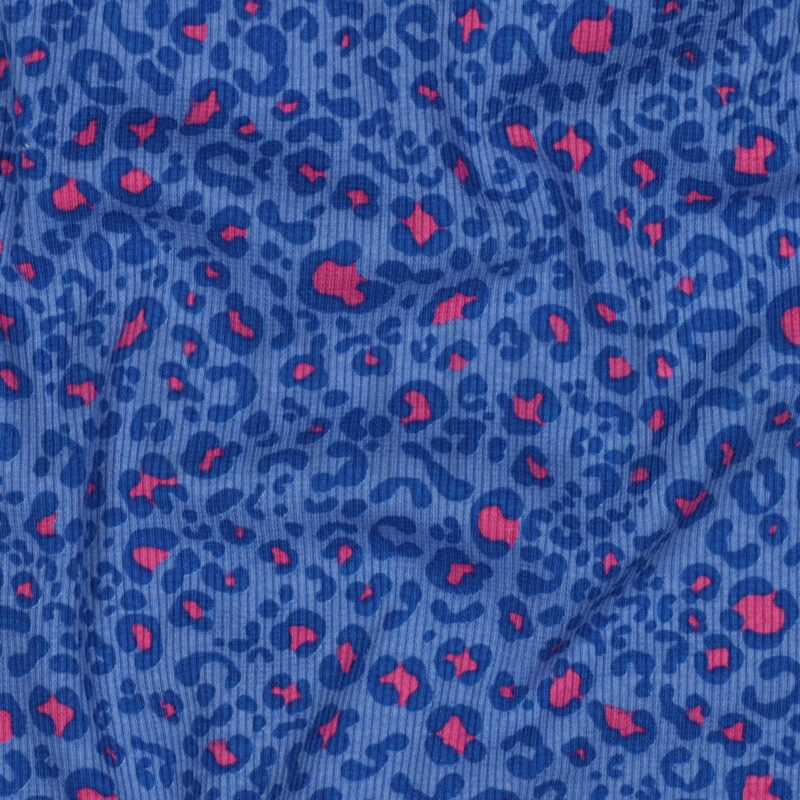 verhees textiles - Rib Jersey Leo Kobalt