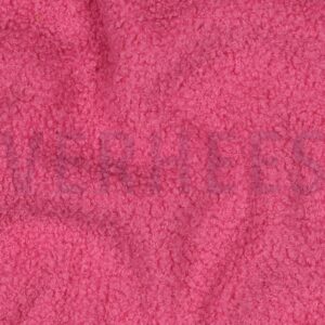 verhees textiles - Teddystoff / Fleece Neonpink