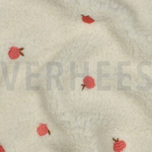 verhees textiles - Teddystoff Pfirsiche