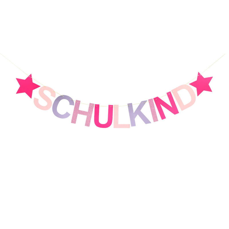 vonrike - Girlande Schulkind - Girls