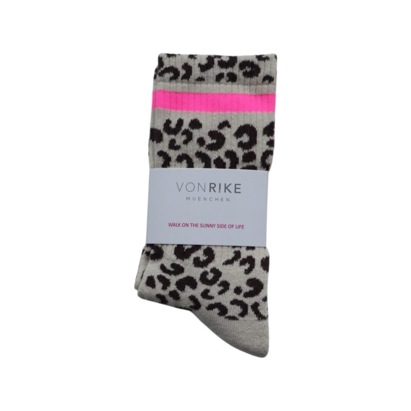 vonrike - Socken Leopard beige vonrike - Socken Leopard beige
