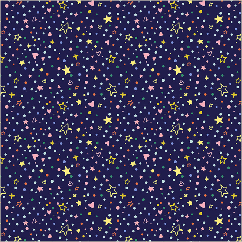 Windham Fabrics - Rainbow Vale - Confetti Sparkle Midnight Windham Fabrics - Rainbow Vale - Confetti Sparkle Midnight