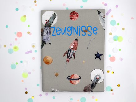 Zeugnismappe mit Namen