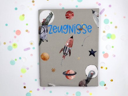 Zeugnismappe mit Namen